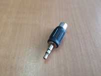Adaptador Audio Jack 3.5 macho para RCA fêmea