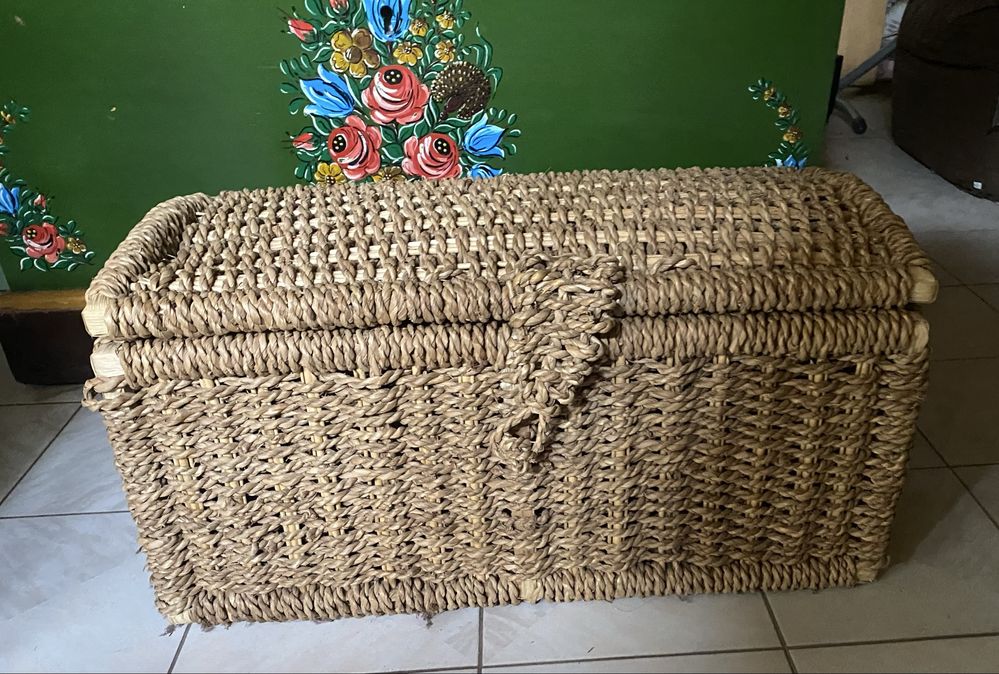 Kufer wiklinowy duży