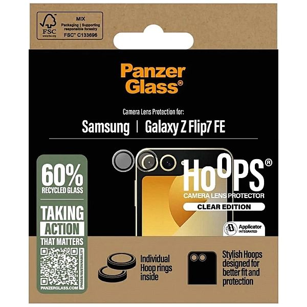 Szkło hartowane na obiektyw PanzerGlass Hoops na Samsung Galaxy Z Flip