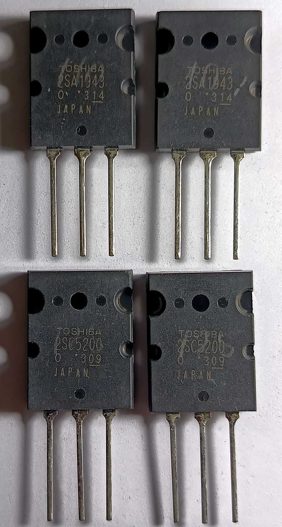 2SA1943 2SC5200, 2SA1302 2SC3281, NJW0281 NJW0302, 2SA1941 2SC5198