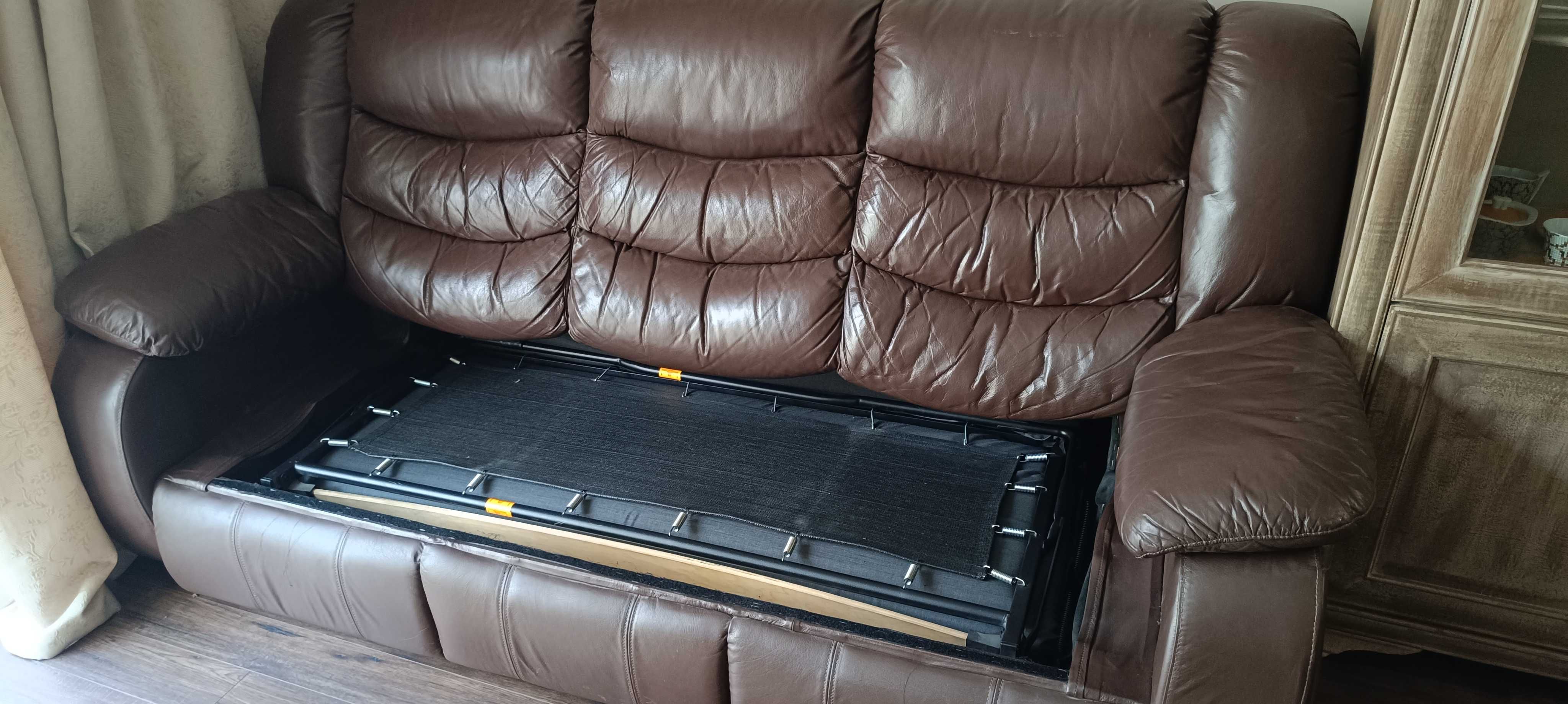 Sofa 3 os skórzana