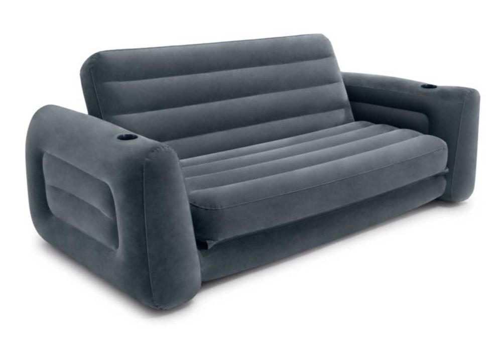 Sofa dmuchana rozkładana 2w1 INTEX 66552NP – łóżko i materac w jednym