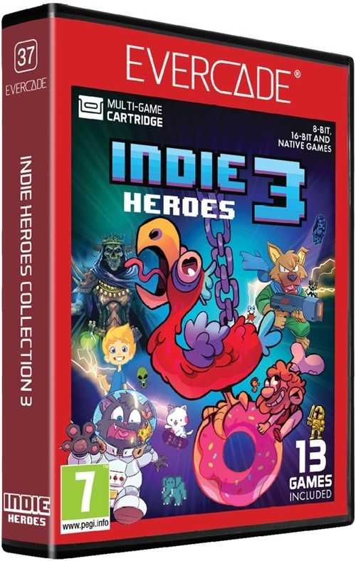 EVERCADE #37 - Zestaw gier Indie Heroes 3