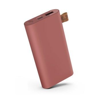 Fresh N Rebel - powerbank 6000mAh USB-C safari red, czerwony - OUTLET