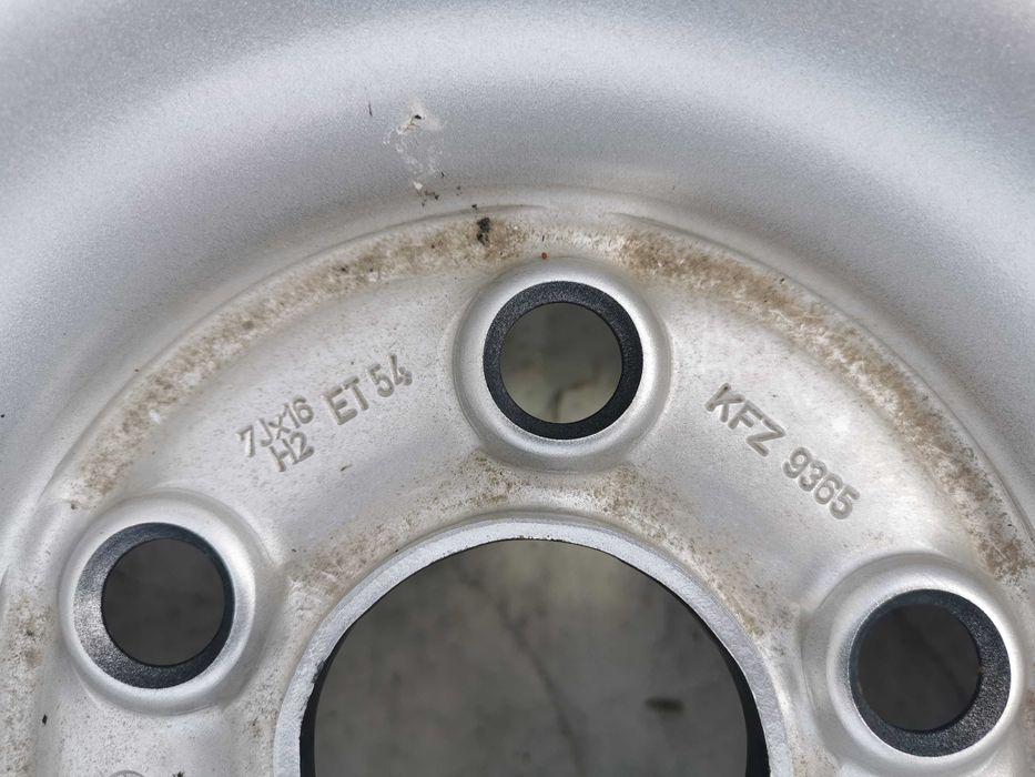 felgi stalowe 7Jx16 VW T5 Multivan Touareg 5x120 ET54 nowe KFZ