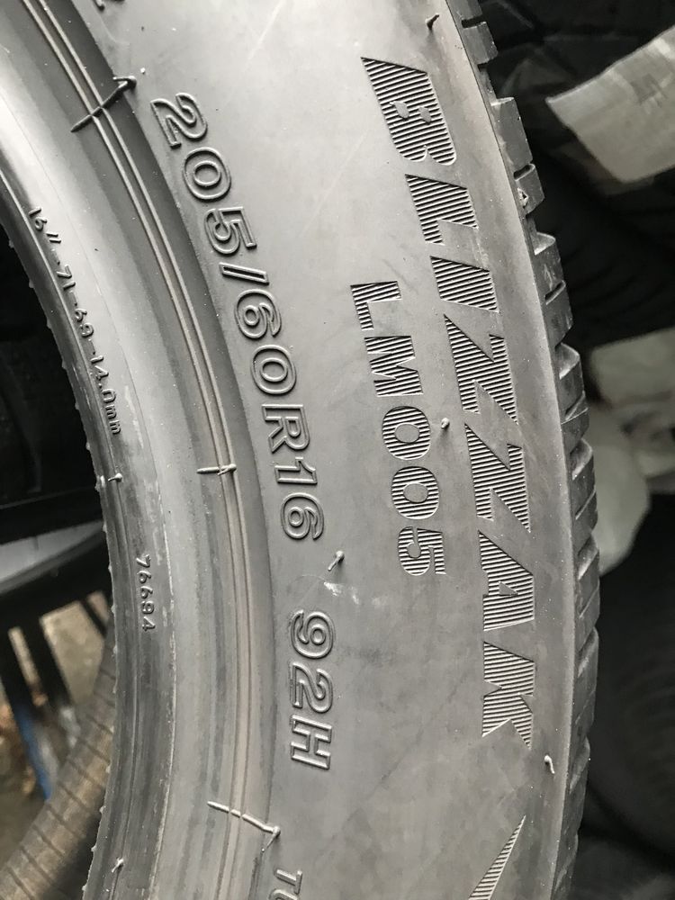 205/60/16 R16 Bridgestone Blizzak LM005 4шт зима