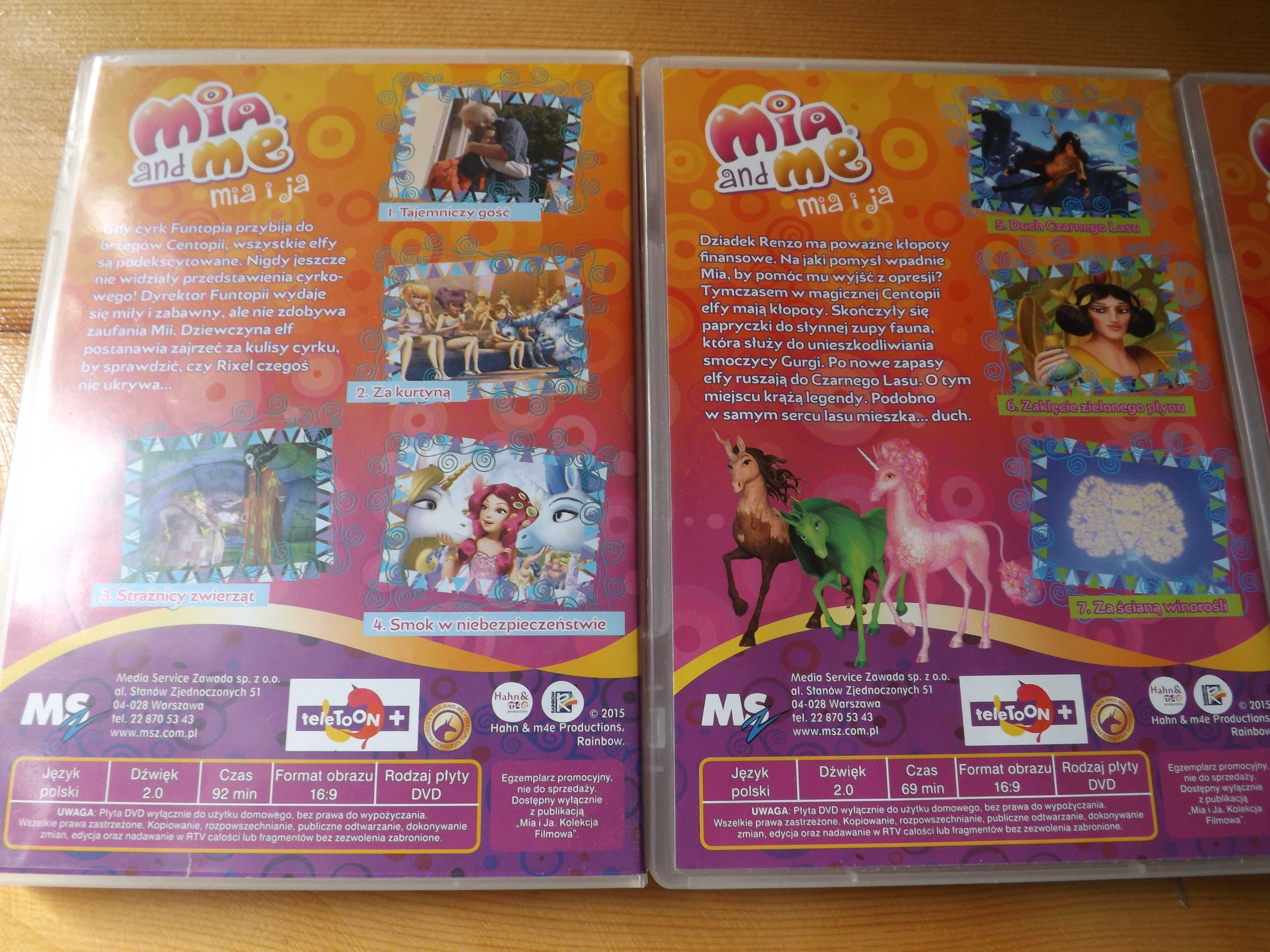 Mia i ja bajka film trylogia dvd