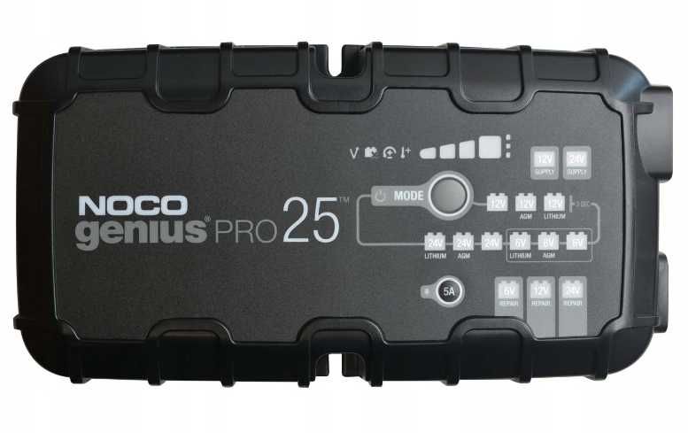 Inteligentna Ładowarka/Prostownik 6/12/24V NOCO Genius PRO 25