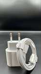 Zestaw Ladowarka 20W + Kabel z oplotem ze tkaniny Usb-C Usb-C 60W 1m