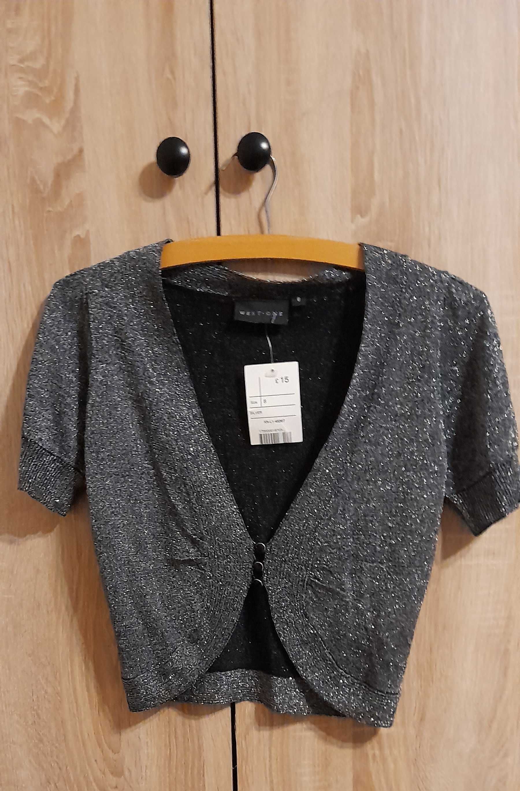 Bolerko srebrne rozm m/l sylwester