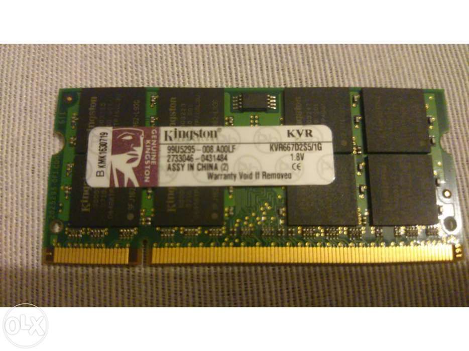 Memória kingston 1gb kva 667