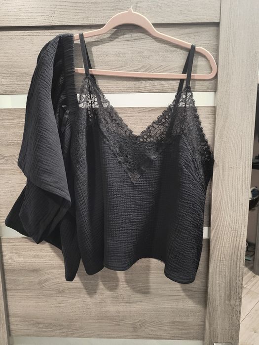 Піжама муслінова чорного кольору