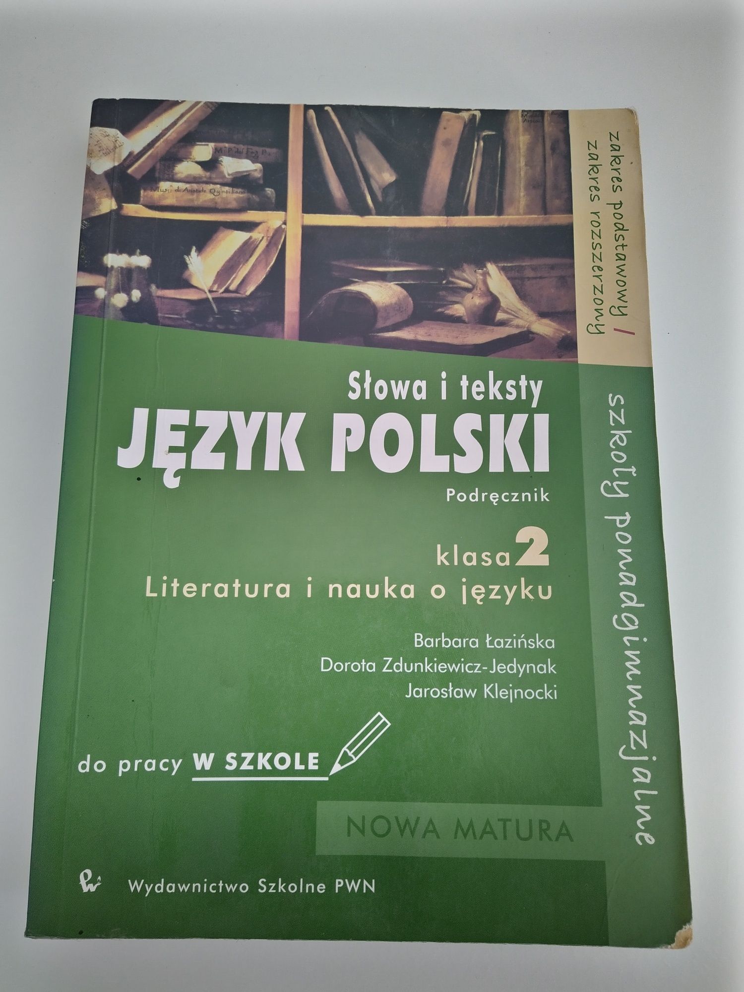 Słowa i teksty Język Polski podręcznik klasa 2