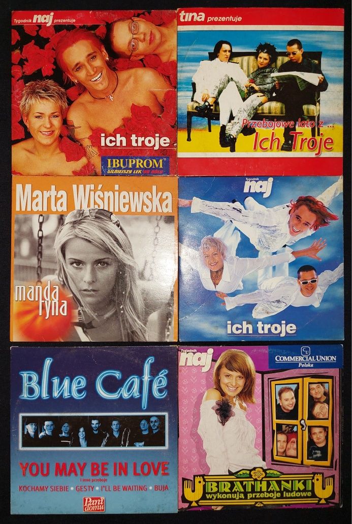 Ich Troje ( x 3 CD ) , Mandaryna, Blue Cafe i Brathanki - razem 6 CD