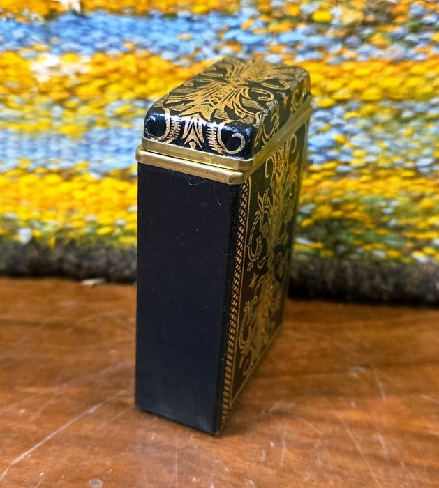 Pudełko na papierosy, syrenka Warszawska, Vintage Prl