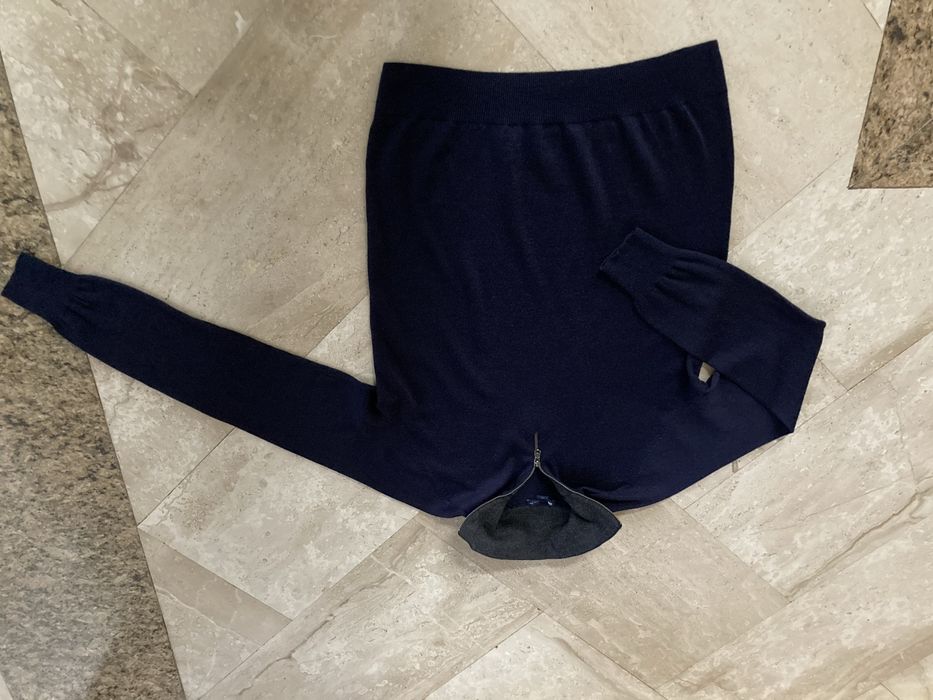 Męski  sweter z golfem merino wool wełna  r.M jak nowy