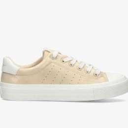 Tênis creme/dourado n41
