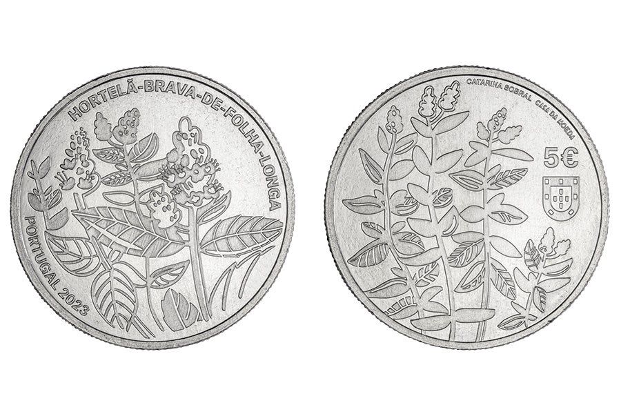Moeda comemorativa 5€ - Hortelã-Brava 2023
