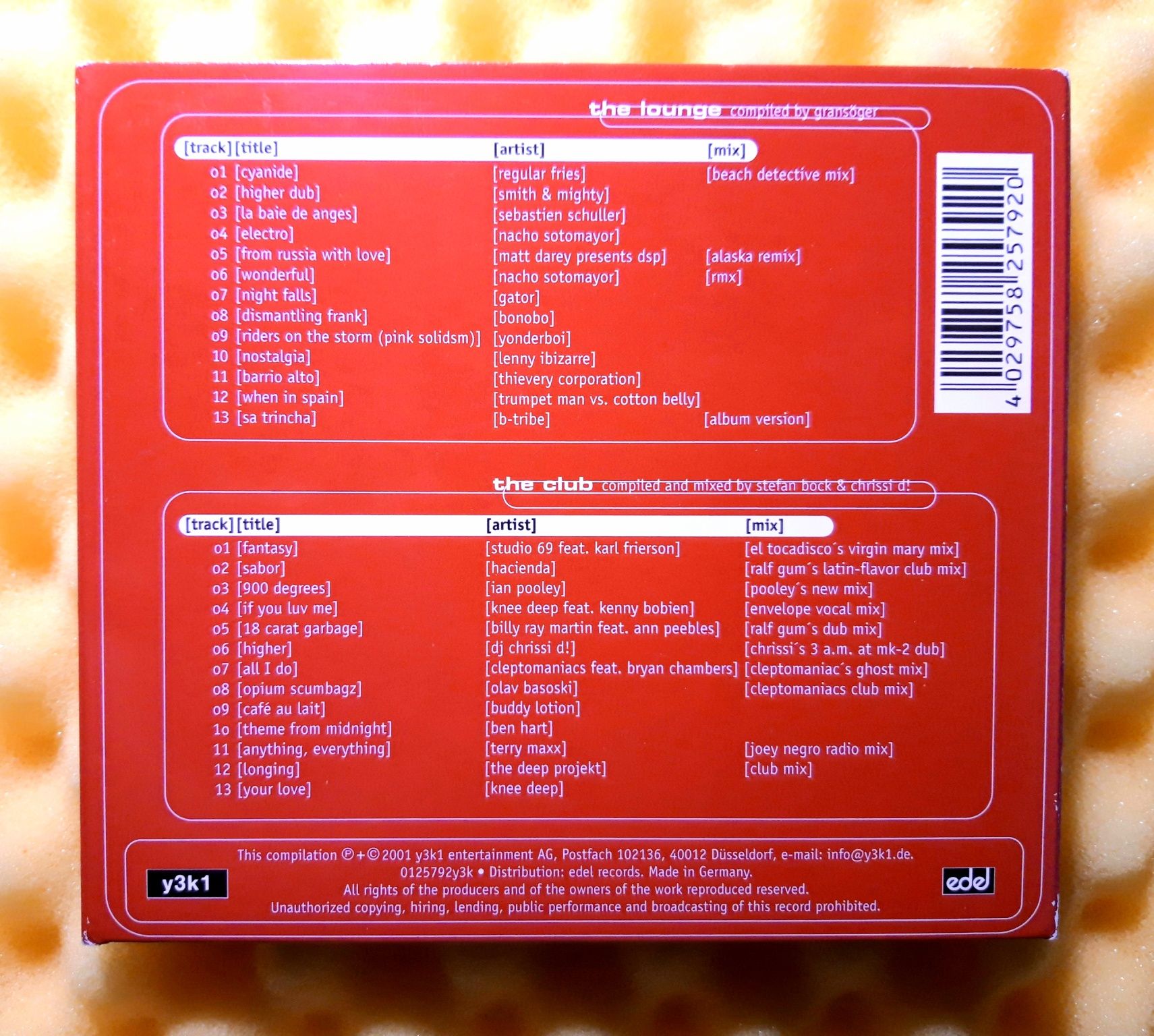 Malkasten (Lounge & Club MK-2) Vol. III (2xCD, 2001)