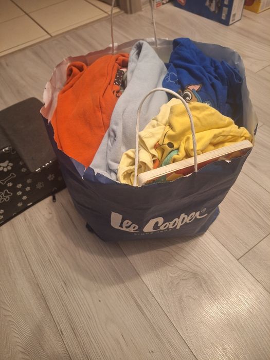 Oddam spora torbe ubranek dla chłopca 86-92