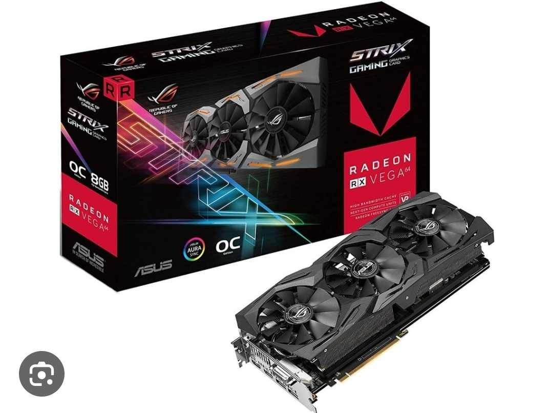 Gráfica Radeon vega 64 strix 8g