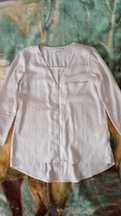 Bluzka rozpinana Pull&Bear szara/srebrna r. 38