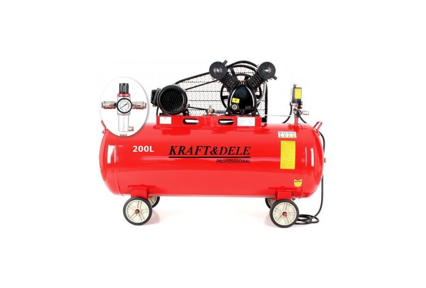 Kompresor olejowy 200l sprężarka powietrza 590l/min 400v 2tłoki