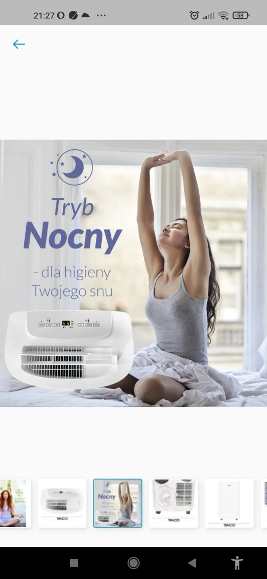 Klimatyzator Vaco roczny
