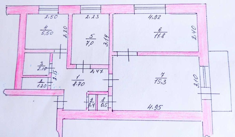 Продам 3к квартиру, вул. Коротченка 3.