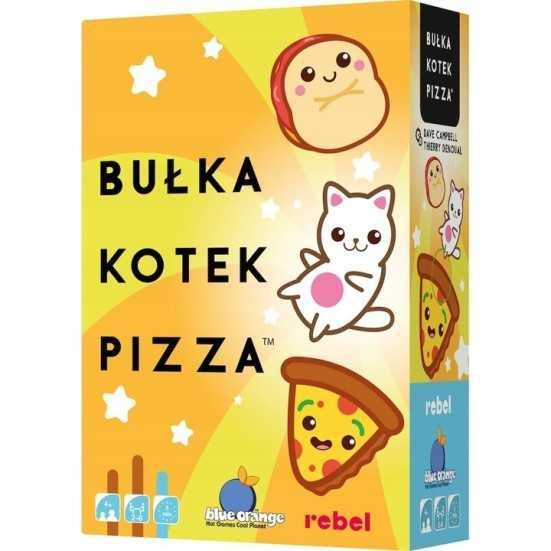 Gra PLanszowa Bułka, Kotek, Pizza - Zgadywanka dla najmłodszych