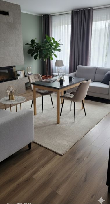 Szary stół do jadalni