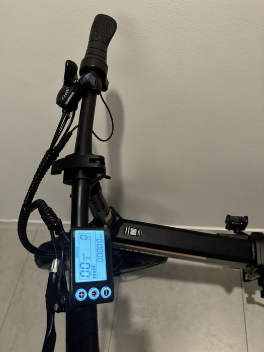 Rower elektryczny HITWAY składany grube opony