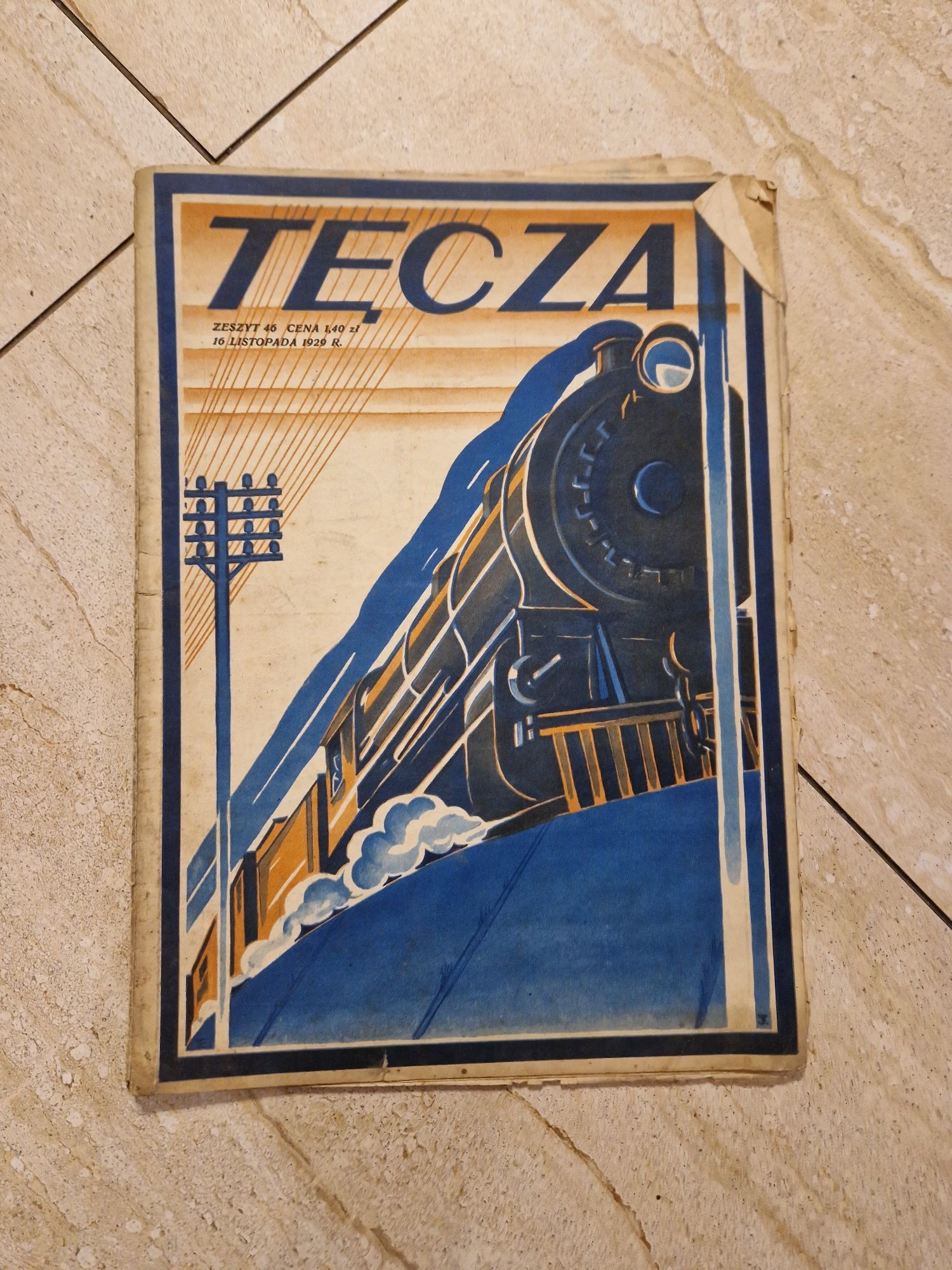 Tygodnik Tęcza zeszyt 46 z 1929 roku