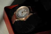 Hamilton pozłacany różowym złotem  Viewmatic Jazzmaster H325450