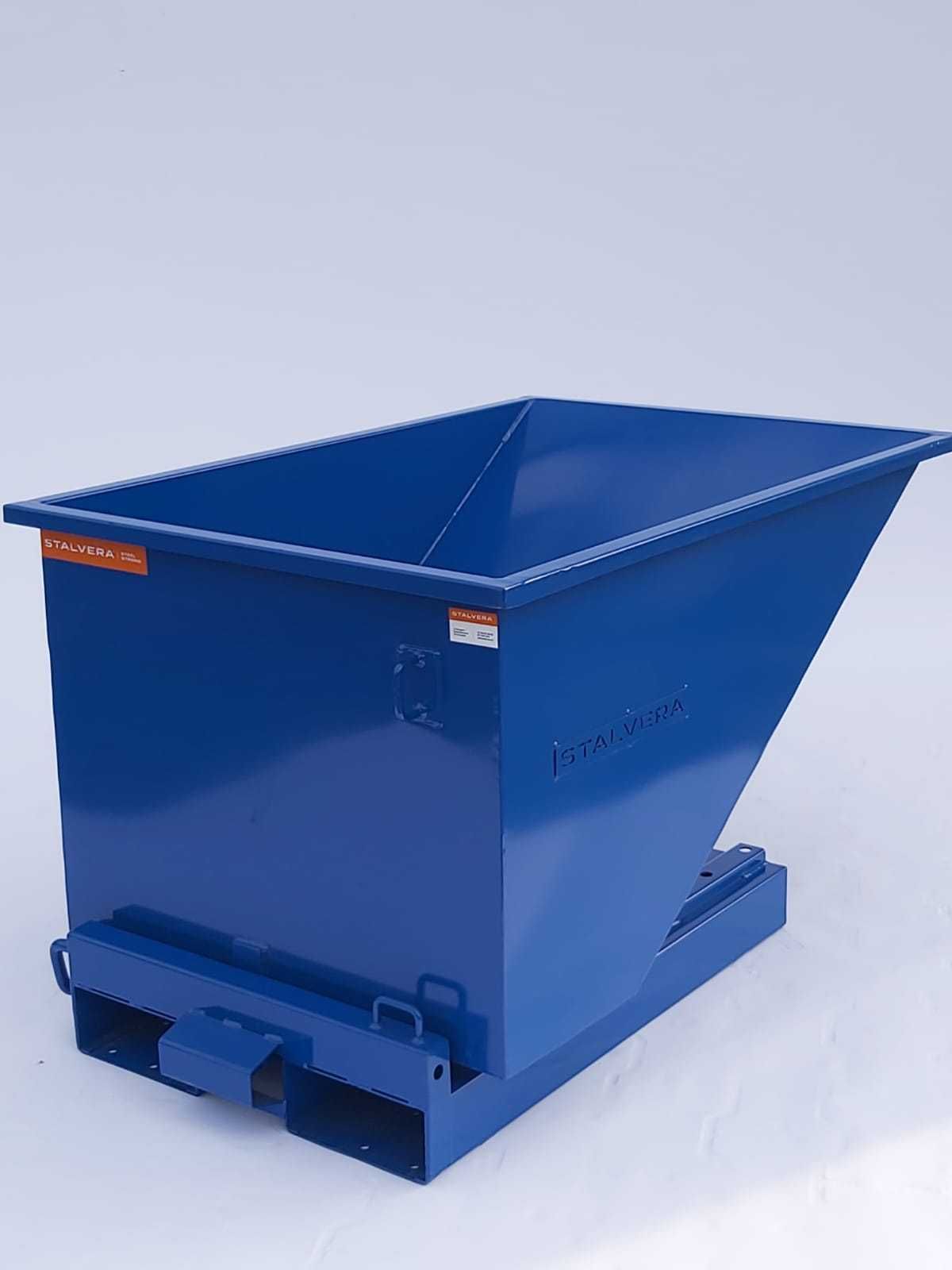 kontener samowyładowczy 600L , koleba 600L, pojemnik stalowy