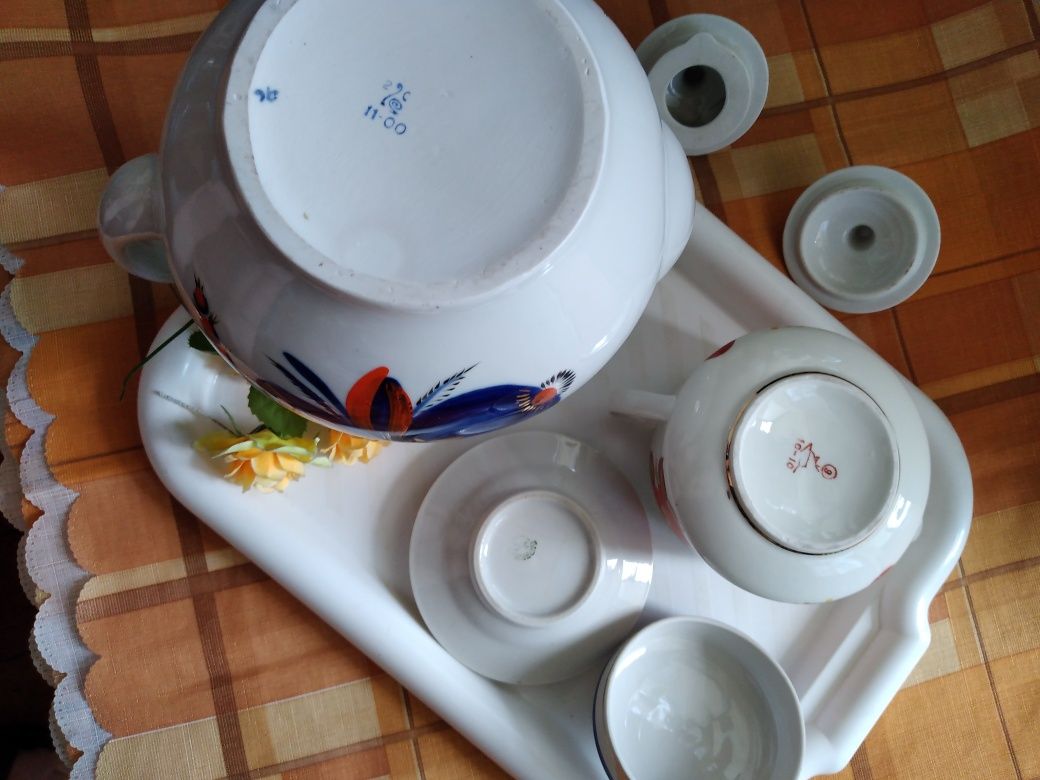 Чайник великий посуд срср Полонський фарфор порцеляна
