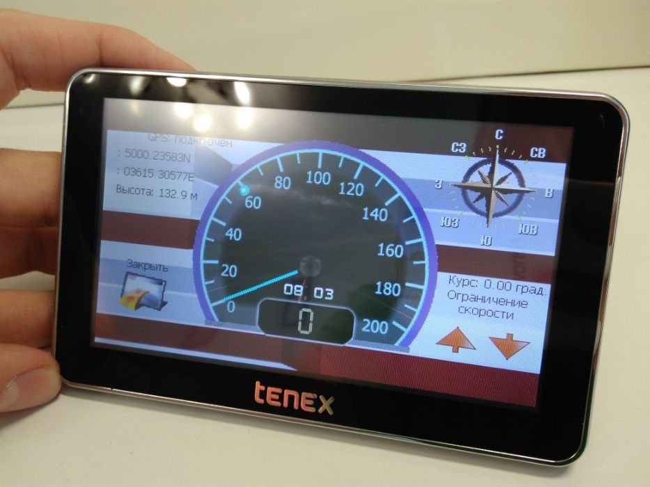 GPS навигатор Tenex! Карты для грузовиков Украина и Европа 2024г!