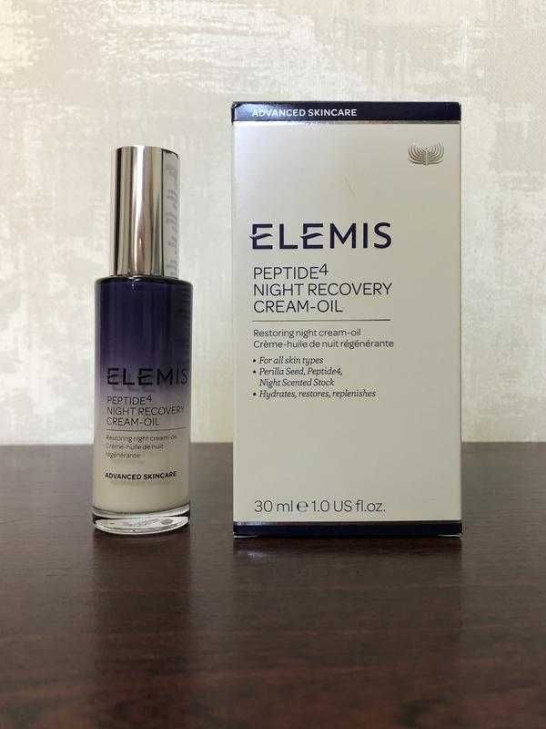 Elemis нічна крем-сироватка peptide4 night recovery cream-oil, 30 ml