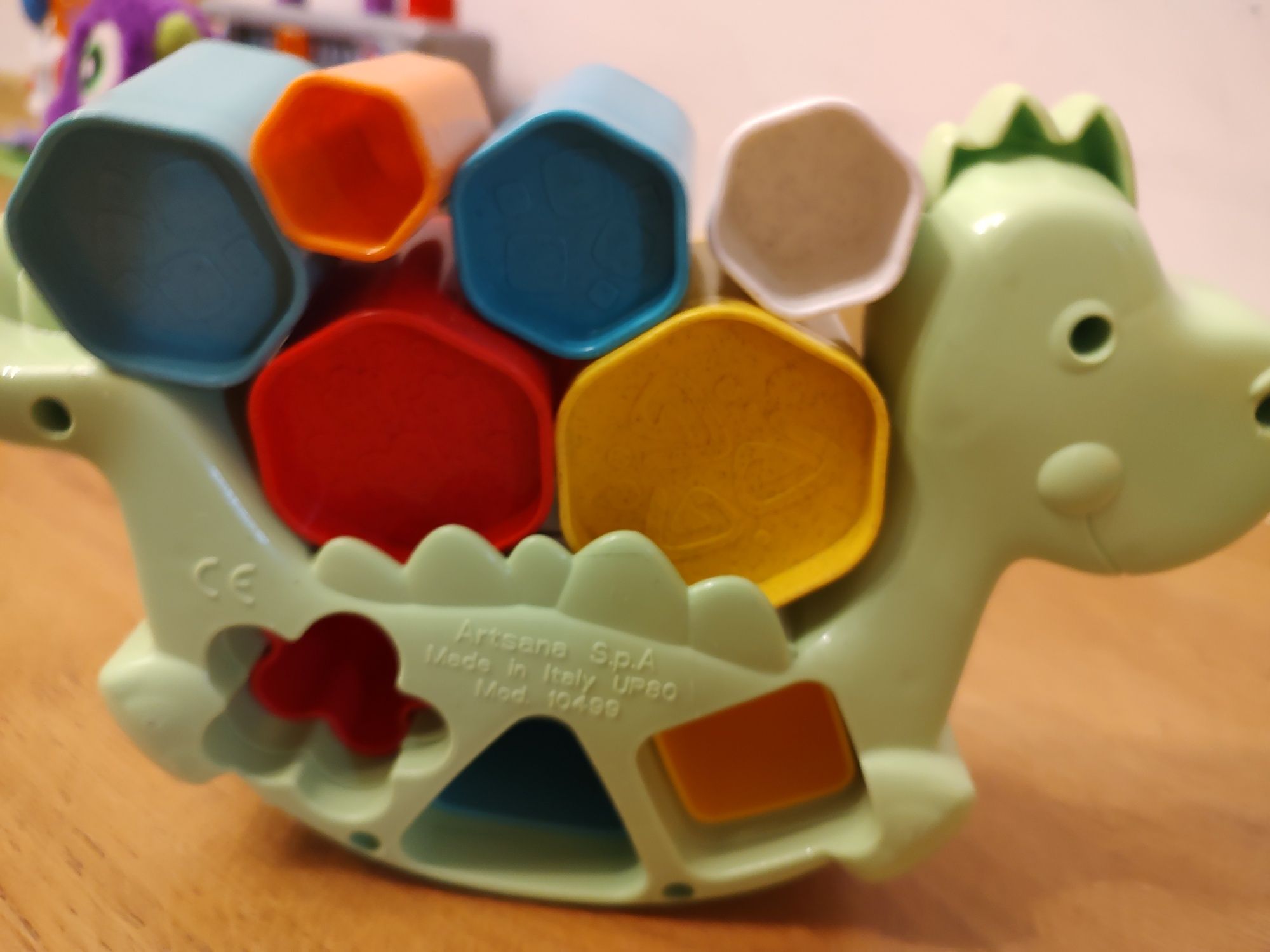 Sorter kształtów równoważnia Dino Chicco Eco+
