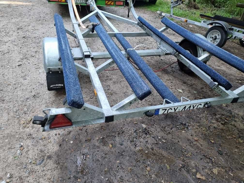 przyczepa na 2 skutery wodne JET LADER hamulec najazdowy ocynkowana