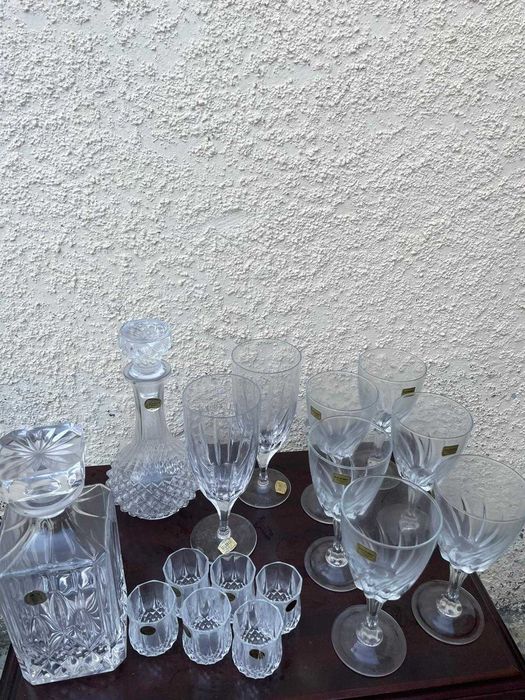 Conjunto de Cristal –  Garrafas & Copos