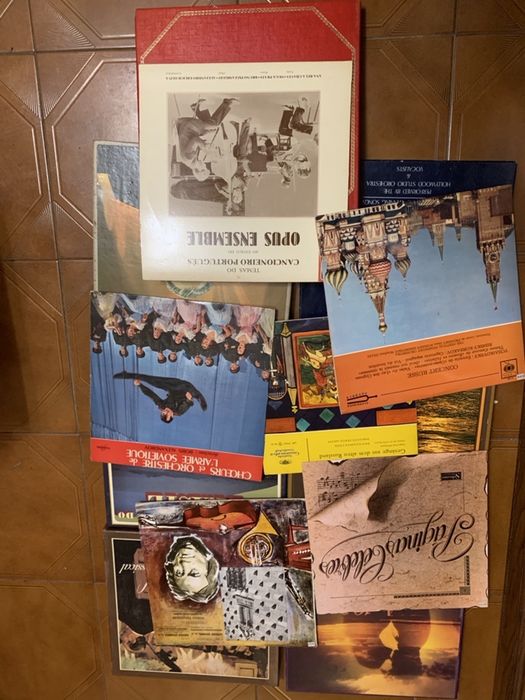 Lote de discos de vinil