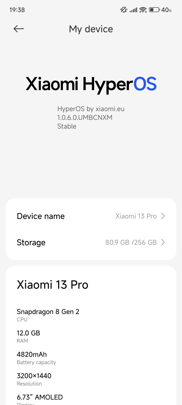 Продам керамічний Xiaomi 13 Pro 12/256 на HyperOS Повний комплект