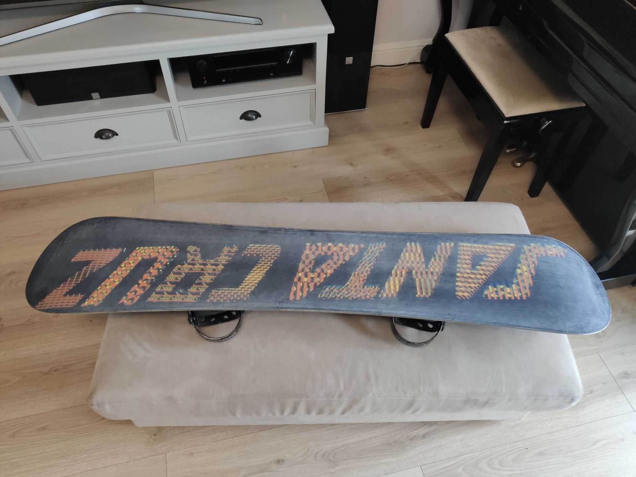 Deska snowboardowa Santa Cruz 142cm z wiązaniami