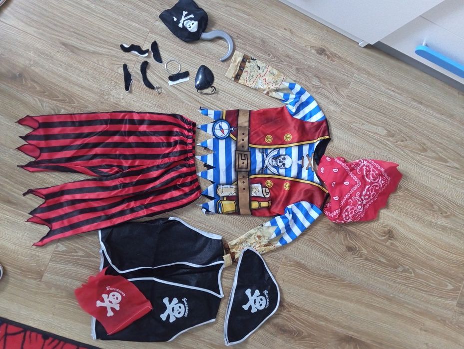 Kostium pirata i pająka