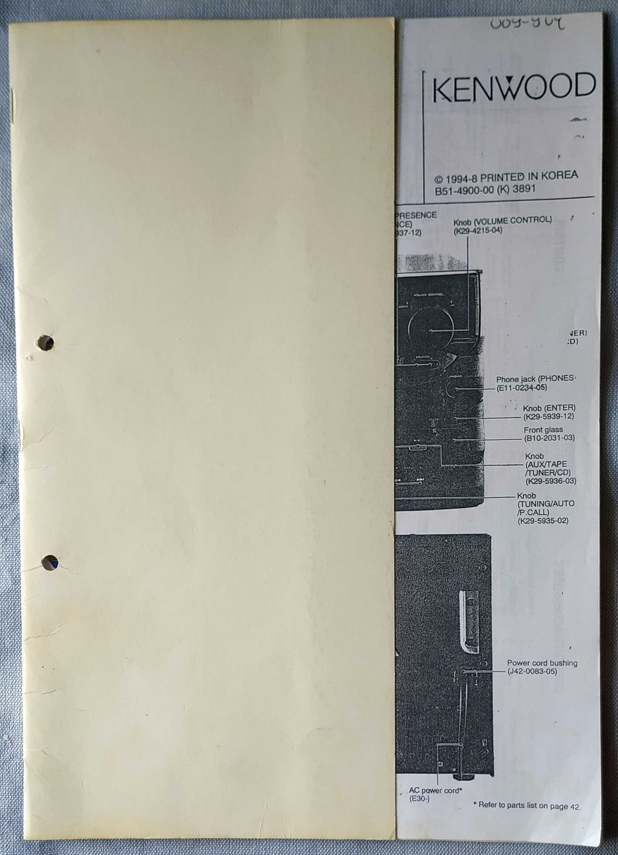 Schemat serwisowy KENWOOD AE5L