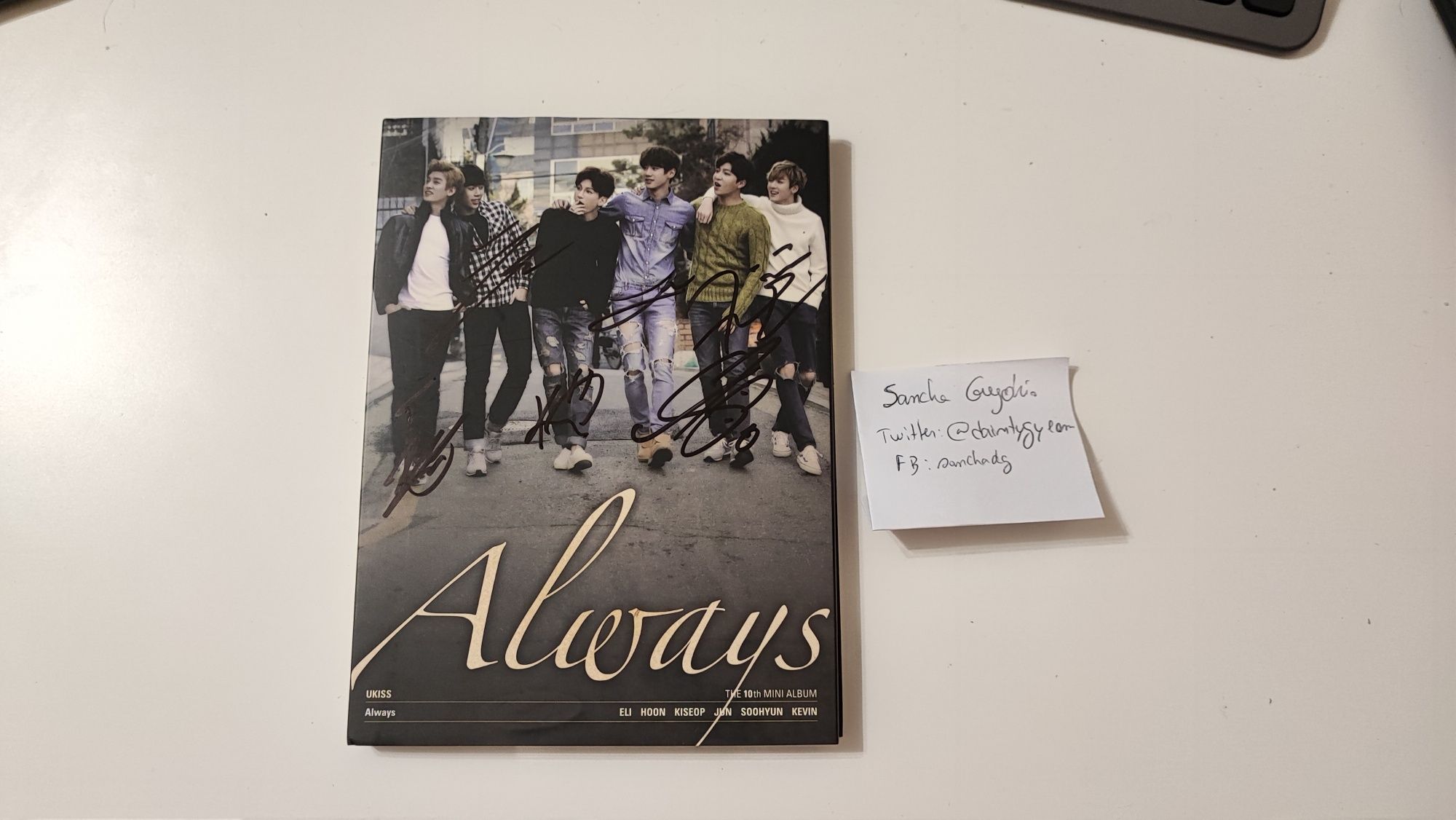 U-KISS - Always mini album assinado oficial - MWave - KPOP