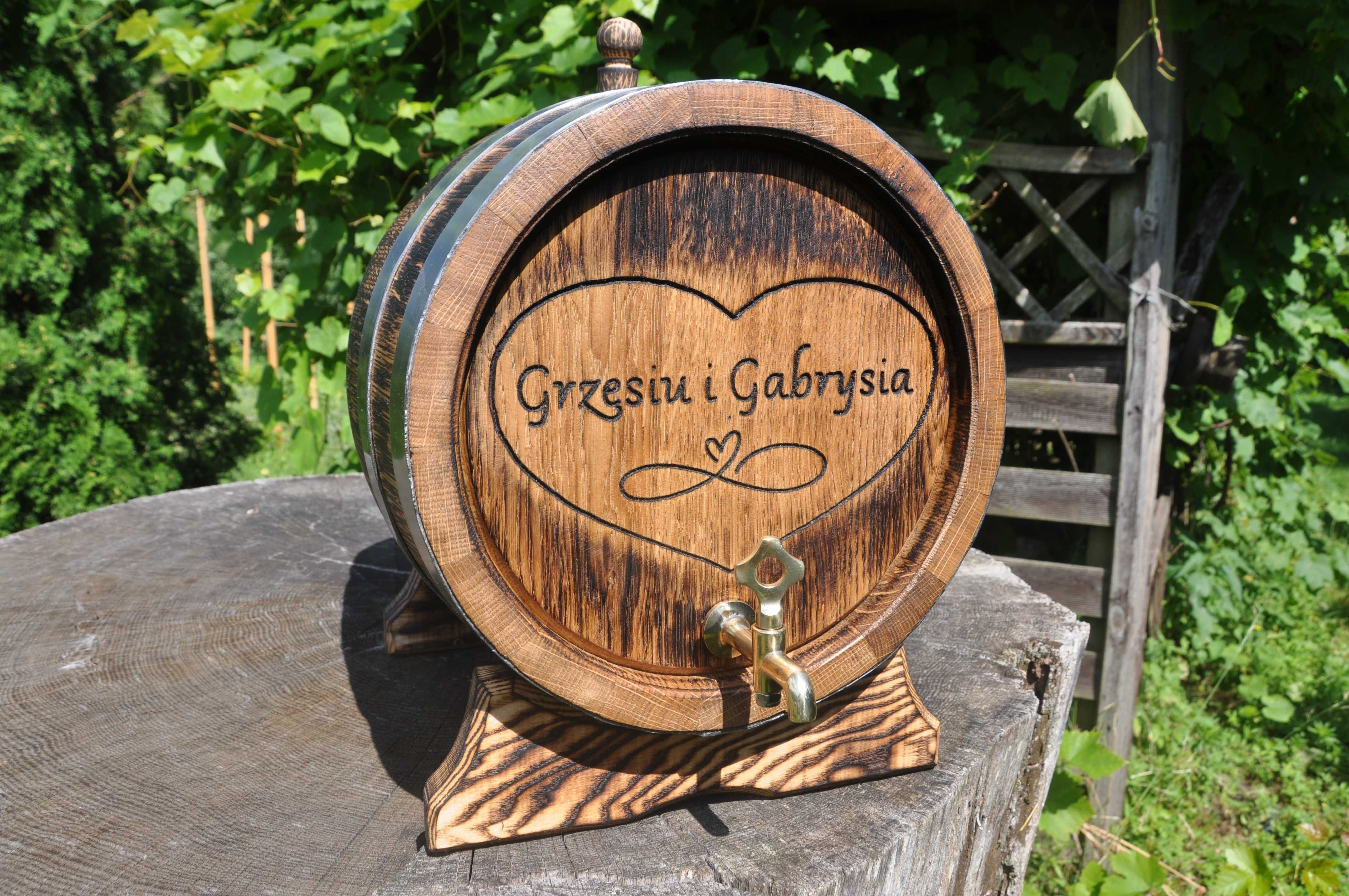 Beczka Dębowa 3L 4L 5L 10L 15L 20L Grawer Opalanie Na whisky bimber