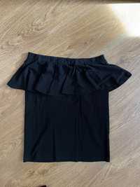 Czarna spódniczka z basinką elegancka