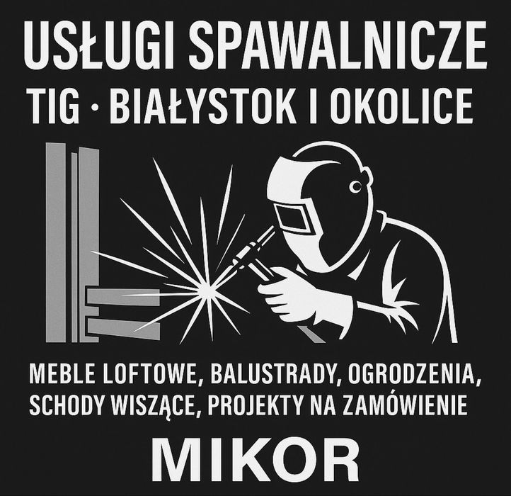 Usługi spawalnicze TIG – meble loftowe, balustrady, naprawy